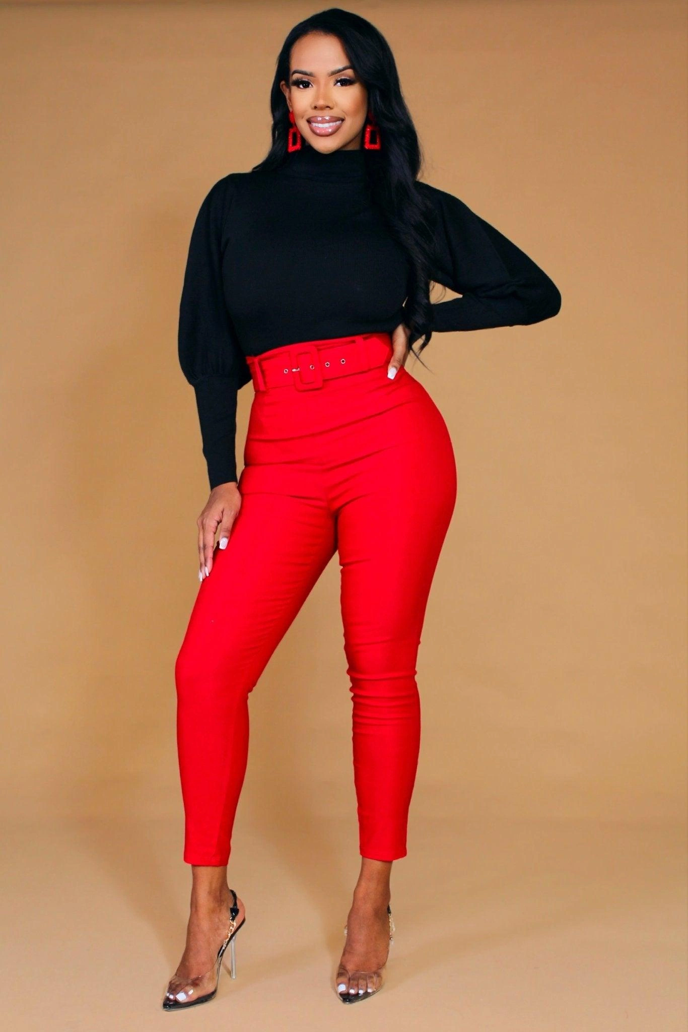 Virginia Puff Crop Top z Golfem: Elegancja i Styl w Jednym! Długi Rękaw, Idealny Wybór!